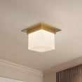 thumbnail image 5 of Alora Lighting FM356085UBOP Mineral 8" Wide Flush Mount Square Ceiling Fixture - Urban, 5 of 7