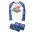 thumbnail image 3 of MASRIN Matching Pjs For Family Christmas Pajamas for Family Pjs Matching Set Family Christmas Pajamas Soft Xmas Pajamas Matching Sets Top Pants Christmas Hat Pjs, 3 of 5