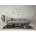 thumbnail image 3 of Ahgly Company Indoor Rectangle Patchwork Light Blue Transitional Area Rugs, 7' x 10', 3 of 4