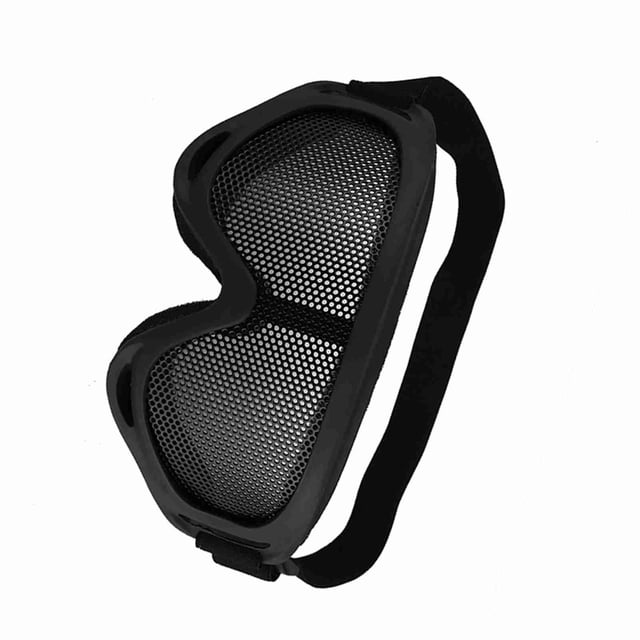 X400 Tácticas De Malla Mesh, Lentes De Acero Gafas De Sol De Gafas De Sol Al Aire Para El Montañismo, Senderismo, Juego De Supervivencia