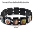thumbnail image 4 of QQTDFG Religious Black Color Wooden Bracelet Jesus Bracelet Bangle Jewelry Gift-brown, 4 of 9