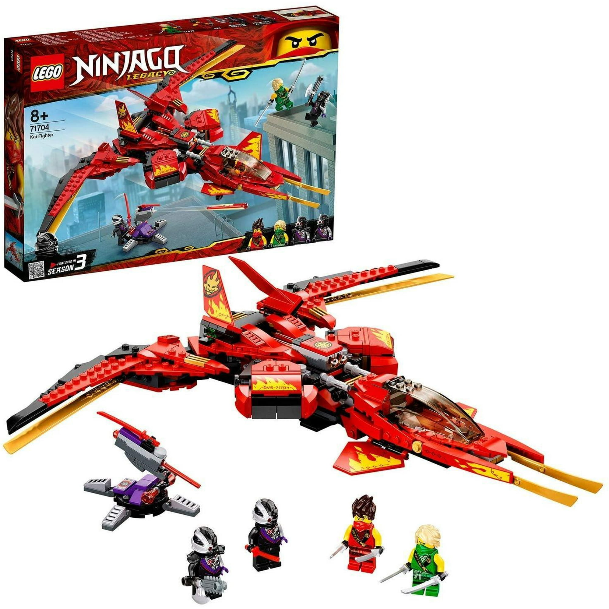 LEGO NINJAGO Legacy Kai Fighter 71704 Building Set for Kids Featuring Ninja Action Figures New 2020 513 Pieces Walmart