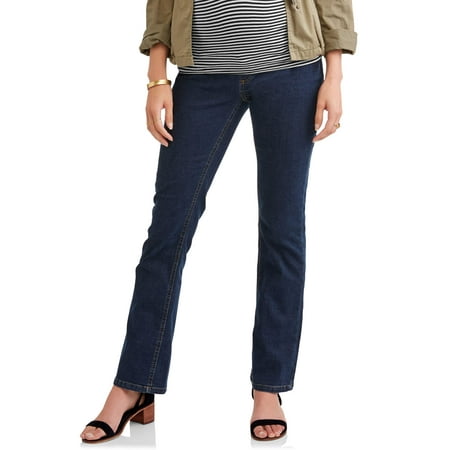 - Full Panel 5 Pocket Bootcut Maternity Jeans