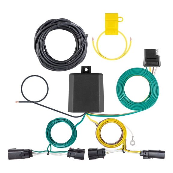 Curt 56514 Wiring T Connector With 4-Way Flat Trailer Connector Chevy Trax