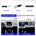 thumbnail image 2 of SNATEEN Dual 12.3 inch Carplay Screen/Radio/Multimedia Player for Lexus NX 200t 300 300h 2015-2018 Universal Car Navigation/GPS Upgrade Headunit Android Display 1080P Touch Screen Replace System, 2 of 13
