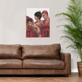 thumbnail image 5 of Slam Dunk Poster, Japanese Anime Canvas Decorative Poster, Wall Art For Dorm Bedroom Living Room, No Frame, 5 of 7