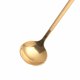 thumbnail image 3 of Bearachild Cuchara para mezclar té y café de acero inoxidable de 13 cm, cuchara para cóctel, helado, sopa, hogar, cucharadita Juegos de servir café y té oro, 3 of 5