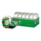 For Scotch Magic Tape & Refillable Dispenser 3/4" x 650" 1" Core Transparent 6/Pack