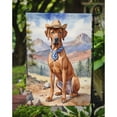 thumbnail image 3 of Yorkshire Terrier Yorkie Cowboy Welcome House Flag, 3 of 5