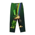 thumbnail image 4 of Sigee St. Patrick's Day4 Print Women's Soft Pajama Pants - Breathable and Comfortable Lounge Sleep Bottoms with Elastic Waistband and Pockets-X-Large, 4 of 9