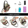 thumbnail image 5 of FORMRS Crossbody Bag for Women Quilted Travel Shoulder Cell Phone Purse with Chain Strap Handbag, Apple Leaves Pattern, 5 of 7