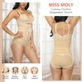 thumbnail image 3 of MISS MOLY Womens Firm Tummy Control Panties Postpartum Compression Shapewear Belly Slimming Underwear, 3 of 5