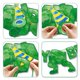 thumbnail image 5 of Banner de cumpleaños Sacguguber con diseño de dinosaurio verde para niños y niñas, 5 of 7