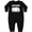 AB-Black, variant on My Daddy Saves Lives Ambulance Baby Fleece Romper