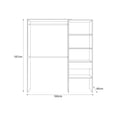 thumbnail image 3 of Clóset Alterego Suit con 1 columna Madera, 3 of 4