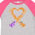 thumbnail image 4 of Inktastic Fire Heart Dragons Boys or Girls Toddler T-Shirt, 4 of 5