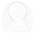 thumbnail image 1 of MasteelfCA 1 Pce Voile de Strass Bande de Cheveux Accessoire Photo de Fête Bandeau de Mariée, 1 of 8