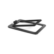 Kanto S2 Desk Top Speaker Stands Pair with 16 Degrees of Tilt & Foam, Black