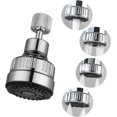 thumbnail image 1 of Rociador de grifo de cocina 4 modos, boquilla de grifo de cocina con aireador para fregadero de baño, rociador de grifo mezclador de fregadero, cabezal adaptador de grifo ajustable, Universal, 1 of 5