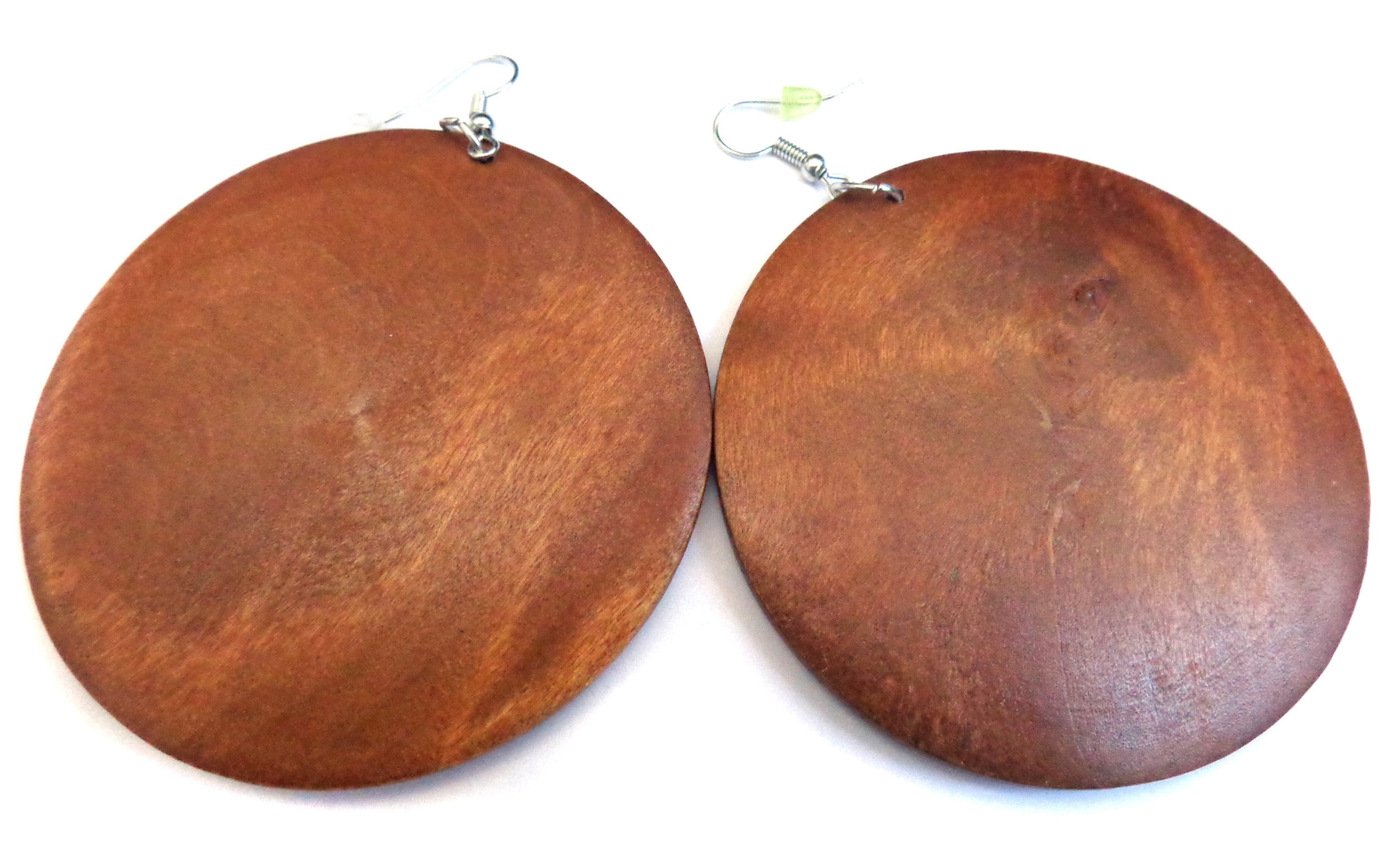 2.75 Inch Wood Earrrings Light Weight Natural Wooden Earrings 