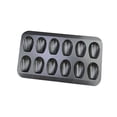 thumbnail image 1 of Placa de acero al carbono YONGSHENG con 12 mini moldes para magdalenas negro, 1 of 3
