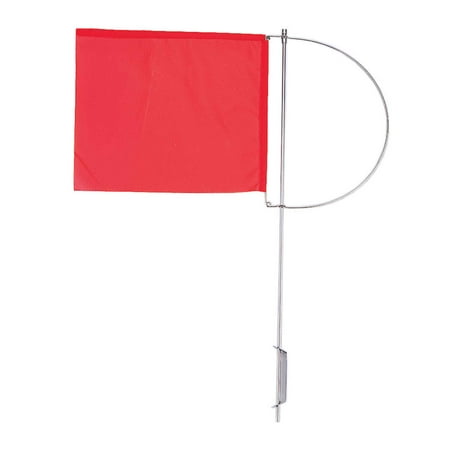 Five Oceans Wind Indicator Flag, 130mmx110mm Red .