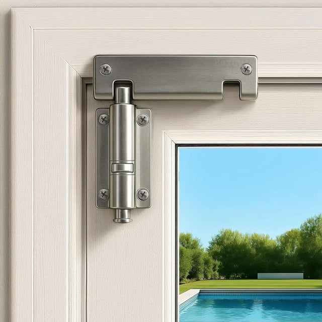 Cerradura de para puerta corrediza, a prueba de niños, con límite de deslizamiento para , cerradura de puerta corrediza de vidrio sin