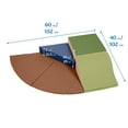 thumbnail image 2 of ECR4Kids SoftZone Adventurer's Summit Slide Climber, Foam Playset, Earthtone, 4-Piece, 2 of 9