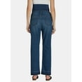 thumbnail image 2 of Time and Tru Women's Maternity Straight Leg Jeans, 27" Inseam, Sizes S-XXL, 2 of 5