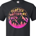thumbnail image 4 of Inktastic Glacier National Park Montana Pink Mountains T-Shirt, 4 of 5