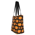 thumbnail image 7 of Uemuo Orange Pumpkin And Autumn Maple Print Tote Bags for Women,Large Capacity Corduroy Bag,Reusable Grocery Shoulder Bag,Beach Tote with Zipper Closure, Daily Essentials, 7 of 7