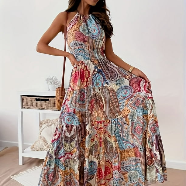 Paisley Print Dress -  Canada
