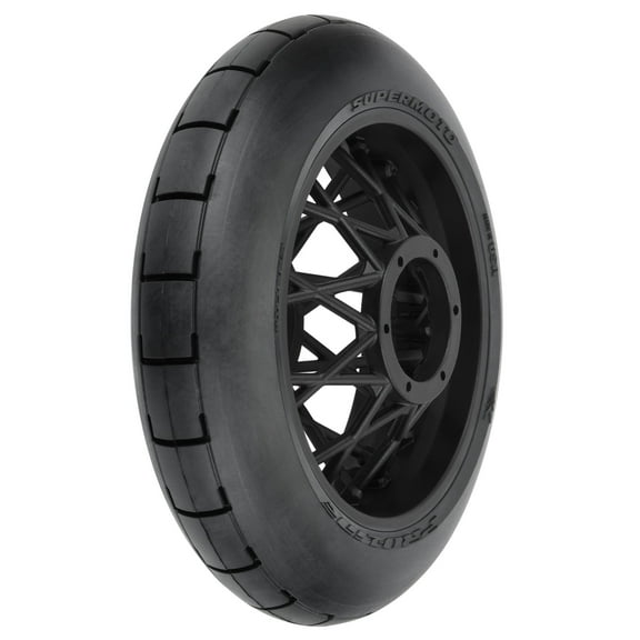 Pro-Line 1022310 1/4 Supermoto Tire Rear Mounted Black Wheel: PM-MX