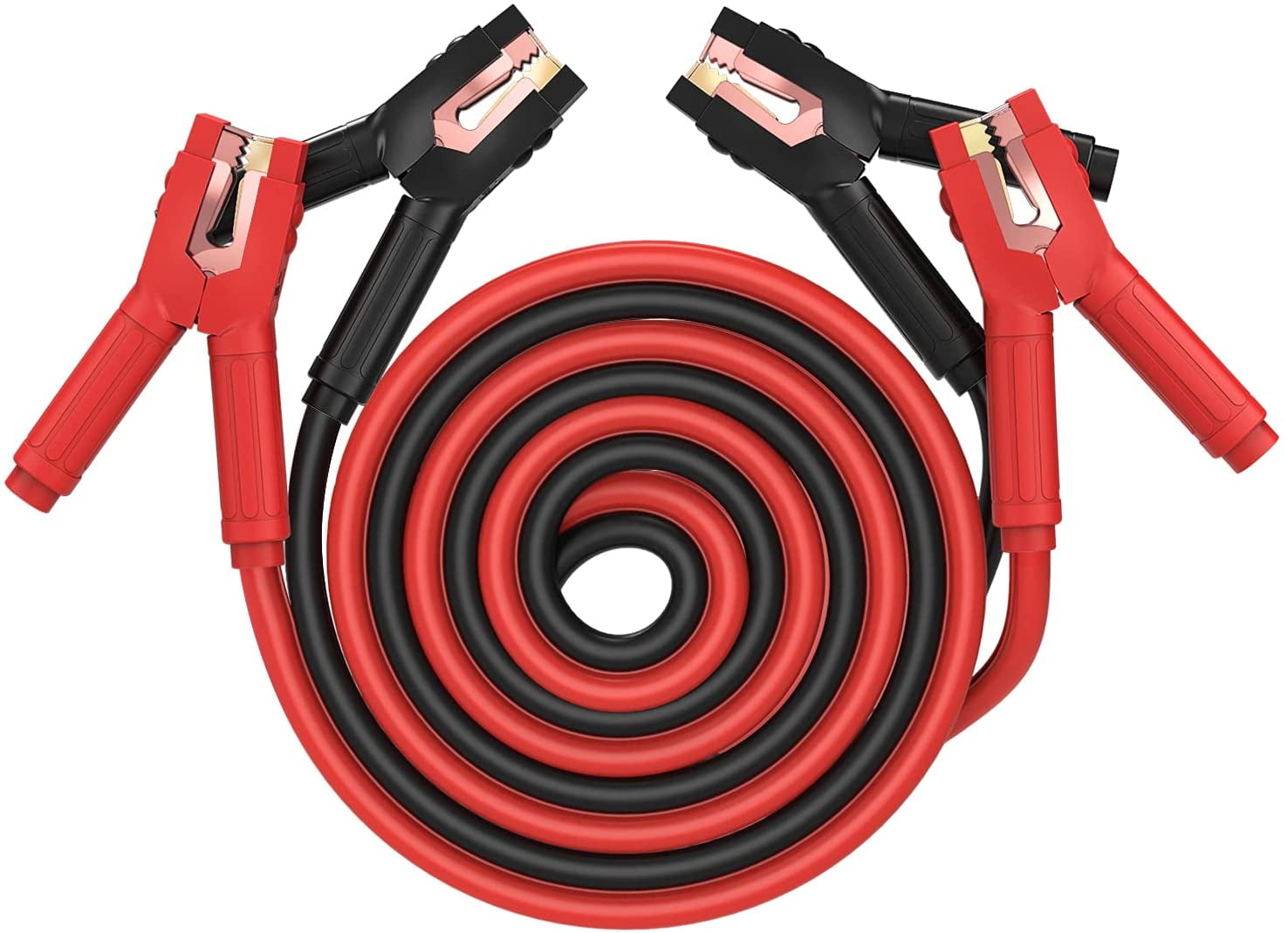 G130 Heavy Duty Jumper Cables, Booster Cables with Clamps, Jumper Cables Kit for Car, SUV and