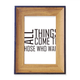 thumbnail image 1 of Quote All Things Come To Those Who Wait Photo Frame Exhibition Display Art Desktop Painting, 1 of 3