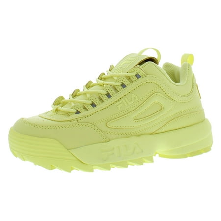 Fila Disruptor II Premium Womens Shoes Size 7, Color: Tender Yellow/Tender Yellow/Tender Yellow
