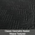 thumbnail image 2 of NTBAY 3 Pieces Silk Satin King Quilt Set, Luxury Bedspread Coverlet Set, 106"x92", Black, 2 of 5