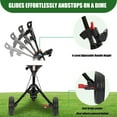 thumbnail image 4 of XDriveMax Lightweight 3-Wheel Golf Push Cart | Folding Pull Cart with Cup Holders, Scorecard Holders, and Storage - Perfect for Golf Clubs and Bags, 4 of 6
