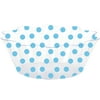 Blue Polka Dots Plastic Bowl