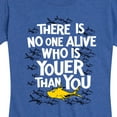 thumbnail image 3 of Dr. Seuss - Noone Is Youer Than You - Women's Short Sleeve Graphic T-Shirt, 3 of 6