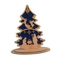 thumbnail image 4 of Cartel de Mesa Navideño Ornamental Letrero Rústico de Madera para Decorar La Mesa Centro de Mesa para Fiestas Y Salón Adecuado para Regalo Decoración Estilo C, 4 of 8