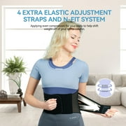 GKTG Ergonomic Back Support Belt Relief for Herniated Disc, Sciatica, Scoliosis - Back Brace for Men and Women Lower Back Pain