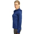 thumbnail image 4 of Sport-Tek Women's Drawcord Fleece Full-Zip Hooded Jacket, 4 of 5
