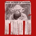 thumbnail image 2 of Mens Star Wars Yoda Free Words of Wisdom Tank Top, 2 of 4