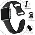 thumbnail image 3 of Fulsaxad Sport Bands Compatible with Apple Watch Band iwatch Bands 38mm 40mm 41mm 42mm 44mm 45mm 49mm,Soft Silicone Waterproof Strap for iWatch Apple Watch Series 9 Ultra 8 7 6 5 4 3 2 1 SE Women Men, 3 of 12