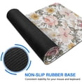 thumbnail image 6 of Long Mouse Pads for Desk,Pioneer Flower Floral Print Pattern Desk Mats on Top Of Desks, Desk Mouse Pad Extra Large with 3mm Non-Slip Base and Stitched Edge for Gaming,Office,Work,Home 35.4"x15.7", 6 of 6