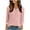 Pink, variant on Sweater Tops For Women Sevevn Women's Long Sleeve Henley Shirts Business Casual Lightweight Tunic Sweater Tops
