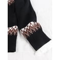 thumbnail image 5 of Cardigans for Women Fair Isle Sweaters Button Down Long Sleeve Open Front Fall Sweaters Knit Cardigans Alsol Lamesa, 5 of 6