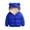 Blue, variant on Spazoro Kids Girls Outwear Jackets, Hooded Cute Warm Casual Winter Coats for Girls Black Size 3 T