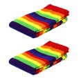 thumbnail image 1 of 2 Paires de Chaussettes Motif Rayures Carnaval Bas Arc-en-Ciel Coton Chaussettes Enfants, 1 of 9